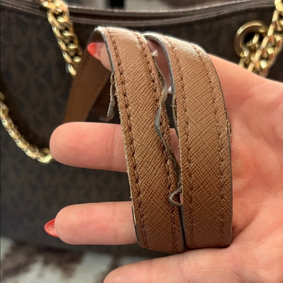 Michael Kors Dark Brown Shoulder Bag - Picture 2 of 4